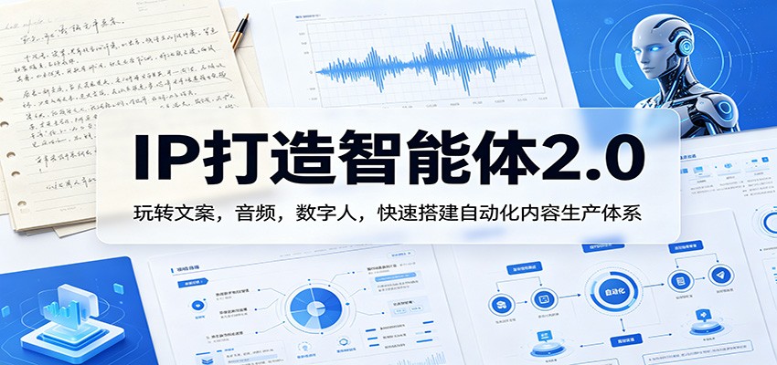IP打造智能体2.0:玩转文案,音频,数字人,快速搭建自动化内容生产体系 IP打造智能体2.0:玩转文案,音频,数字人,快速搭建自动化内容生产体系
